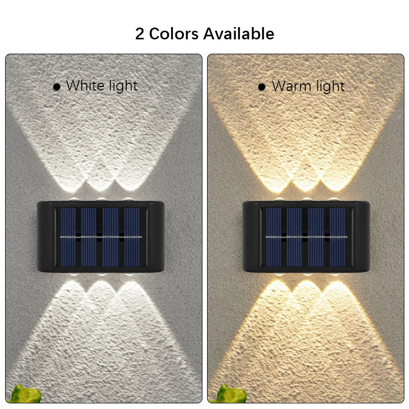 SolarEdge Wall Light - Dual Glow Waterproof LED