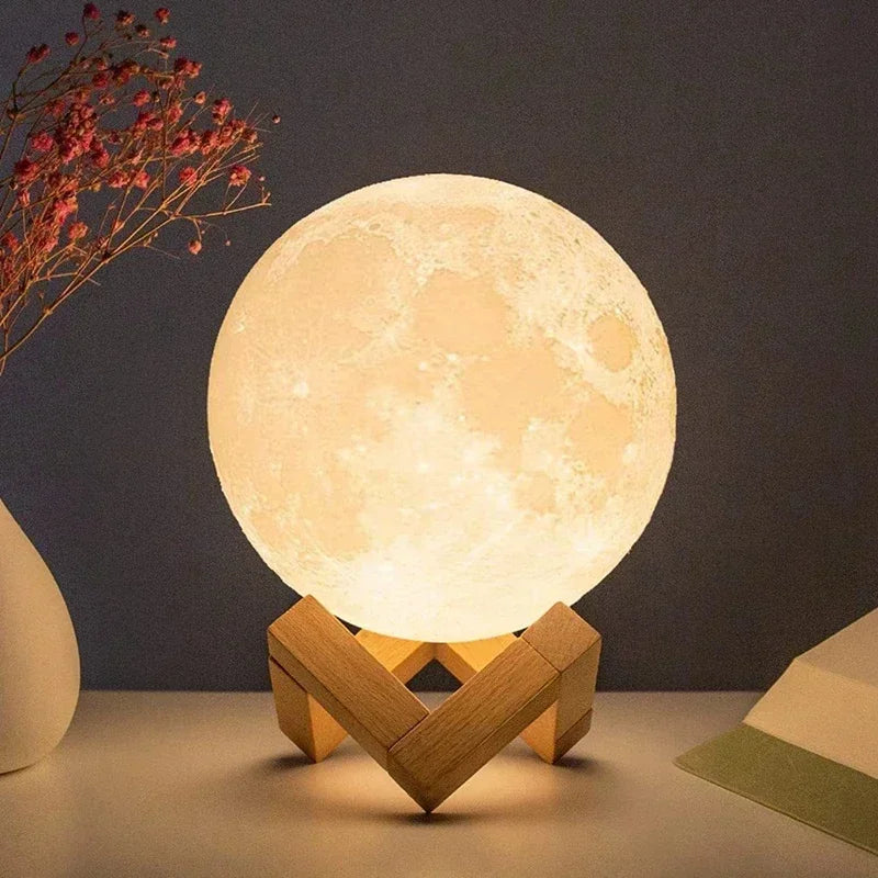 3D Print Moon Night Light