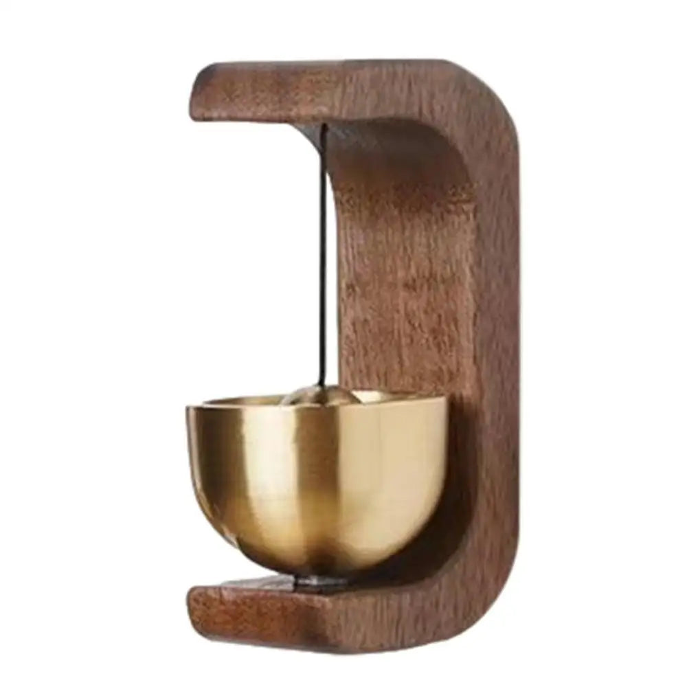 Magnetic Wooden Doorbell Chime – Wireless Aesthetic Wind Bell for Home & Shops