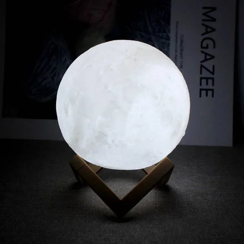 3D Print Moon Night Light