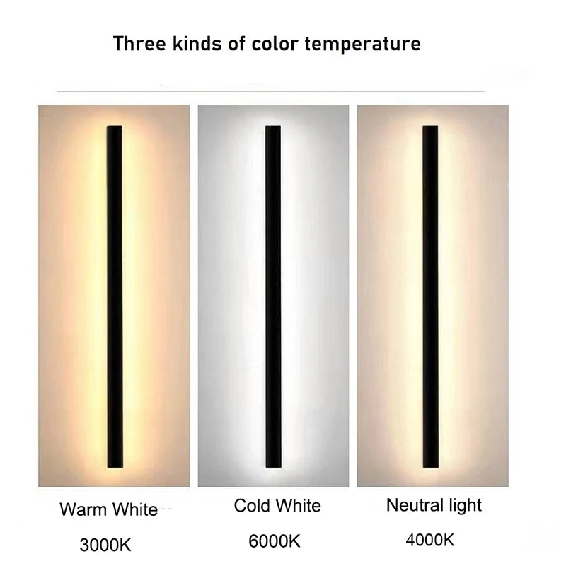 Modern Waterproof LED Outdoor Wall Light – IP65