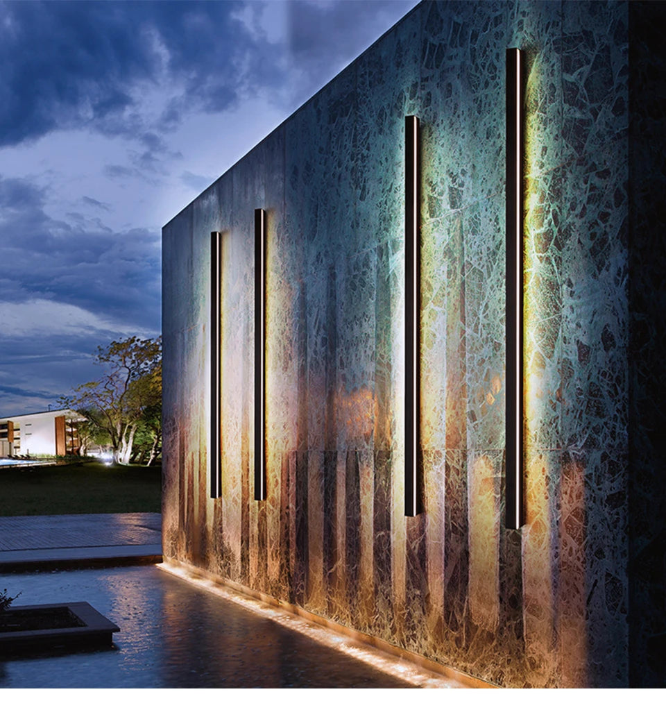 Modern Waterproof LED Outdoor Wall Light – IP65