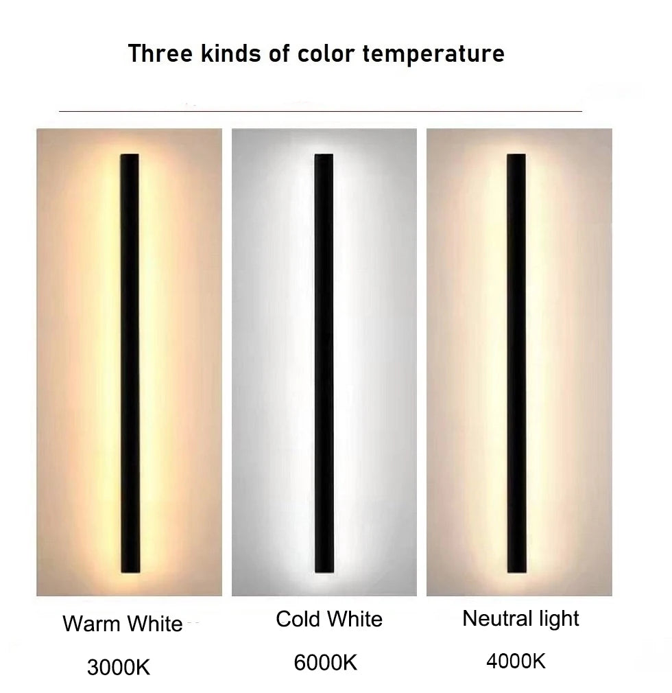 Modern Waterproof LED Outdoor Wall Light – IP65