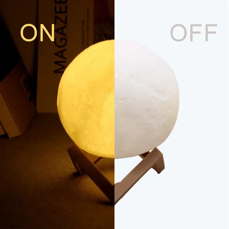 3D Print Moon Night Light