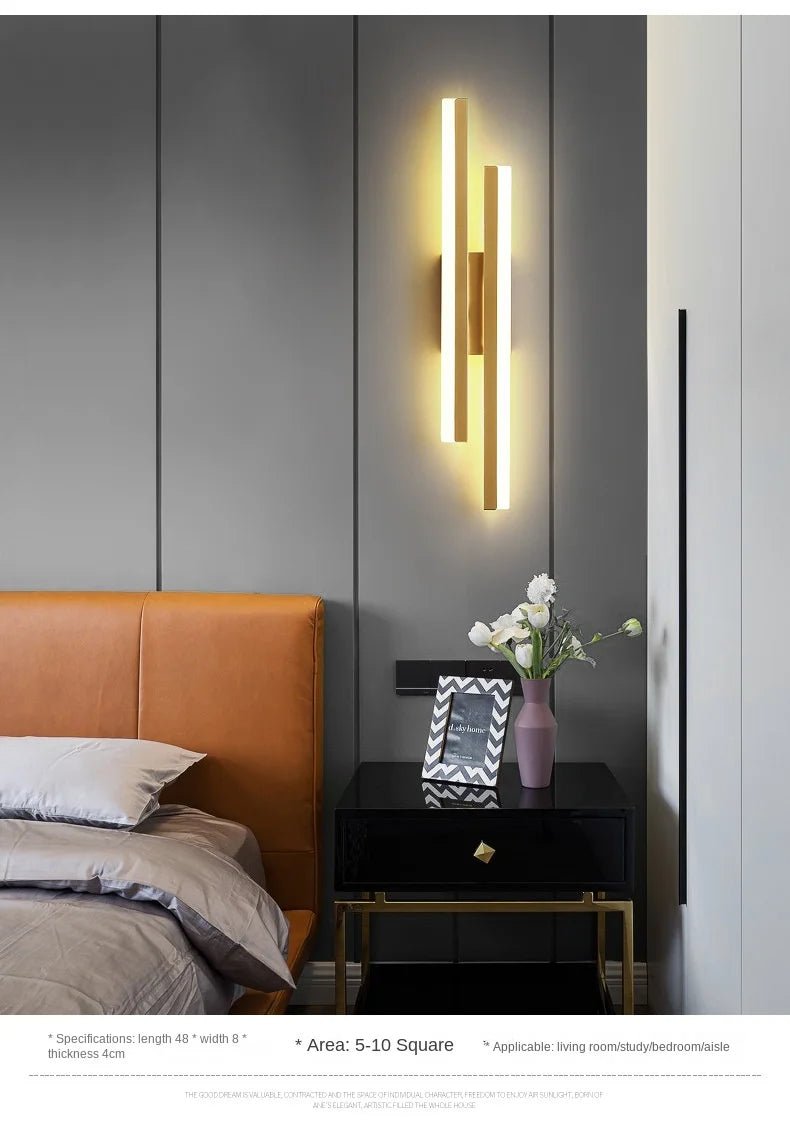LuxeLine Modern Wall Lamp