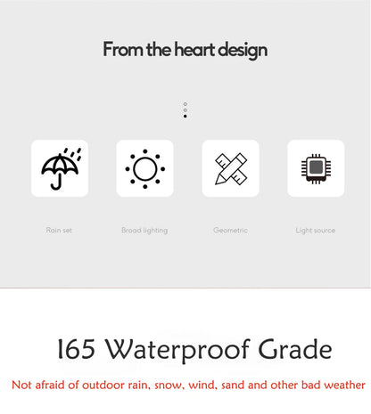Modern Waterproof LED Outdoor Wall Light – IP65