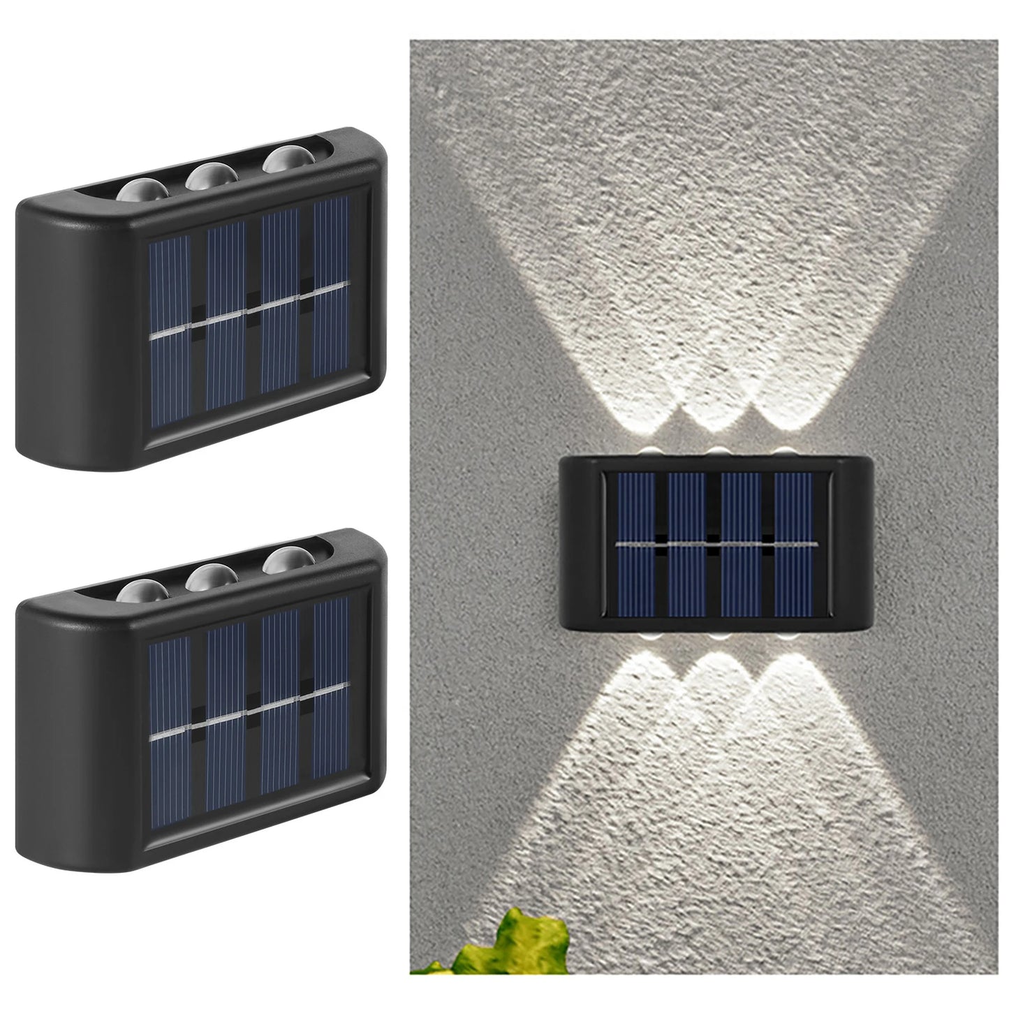 SolarEdge Wall Light - Dual Glow Waterproof LED
