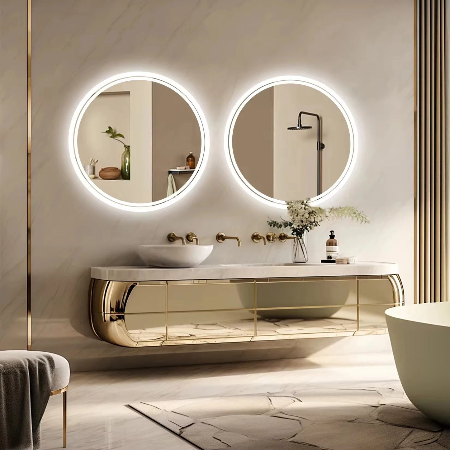 LED Backlit Smart Bathroom Mirror