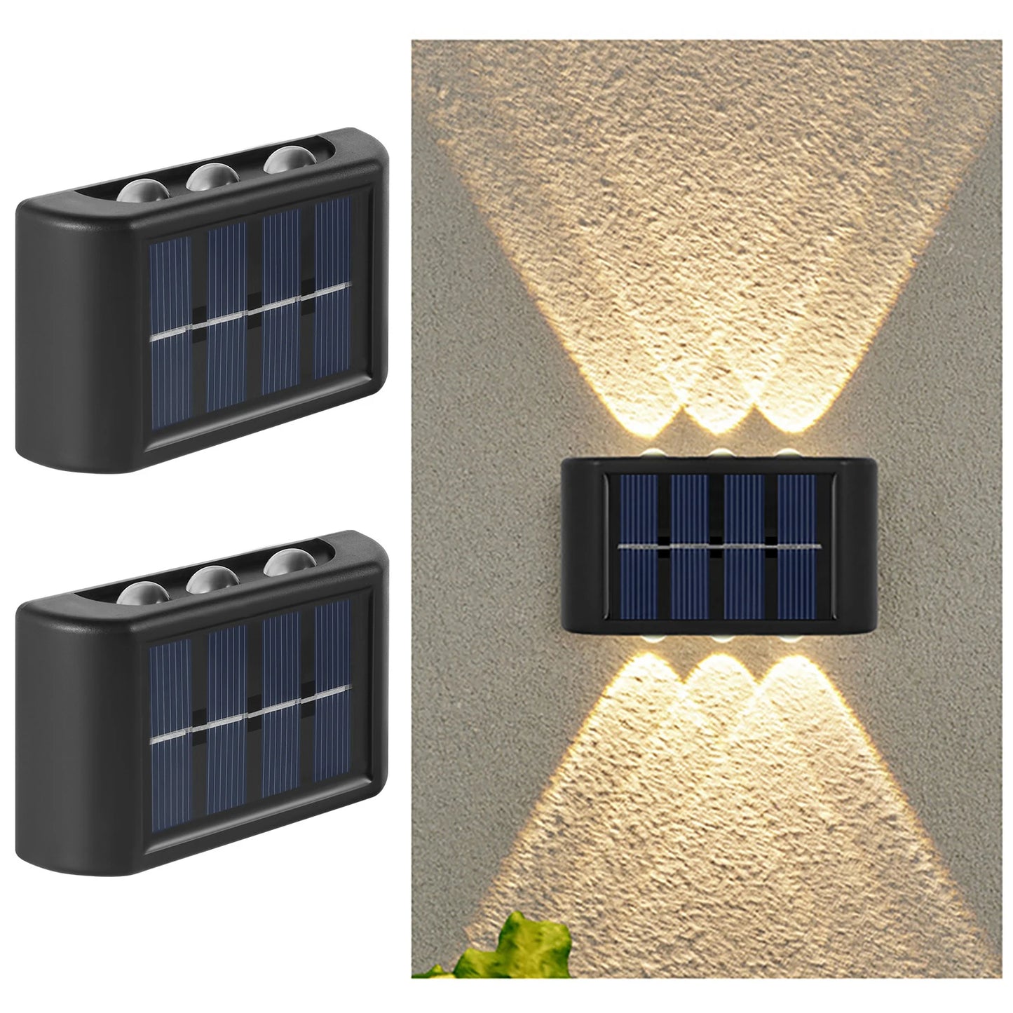 SolarEdge Wall Light - Dual Glow Waterproof LED