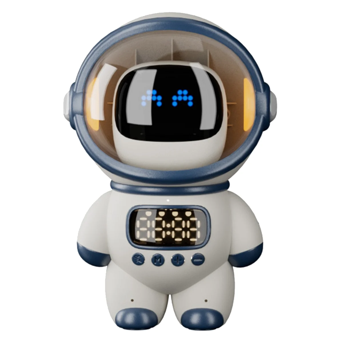 Smart AI Robot Bluetooth Speaker with Alarm Clock & FM Radio