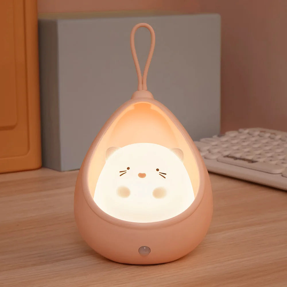 Cute Animal Motion Sensor Night Light