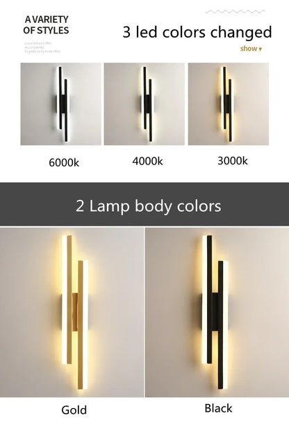 LuxeLine Modern Wall Lamp