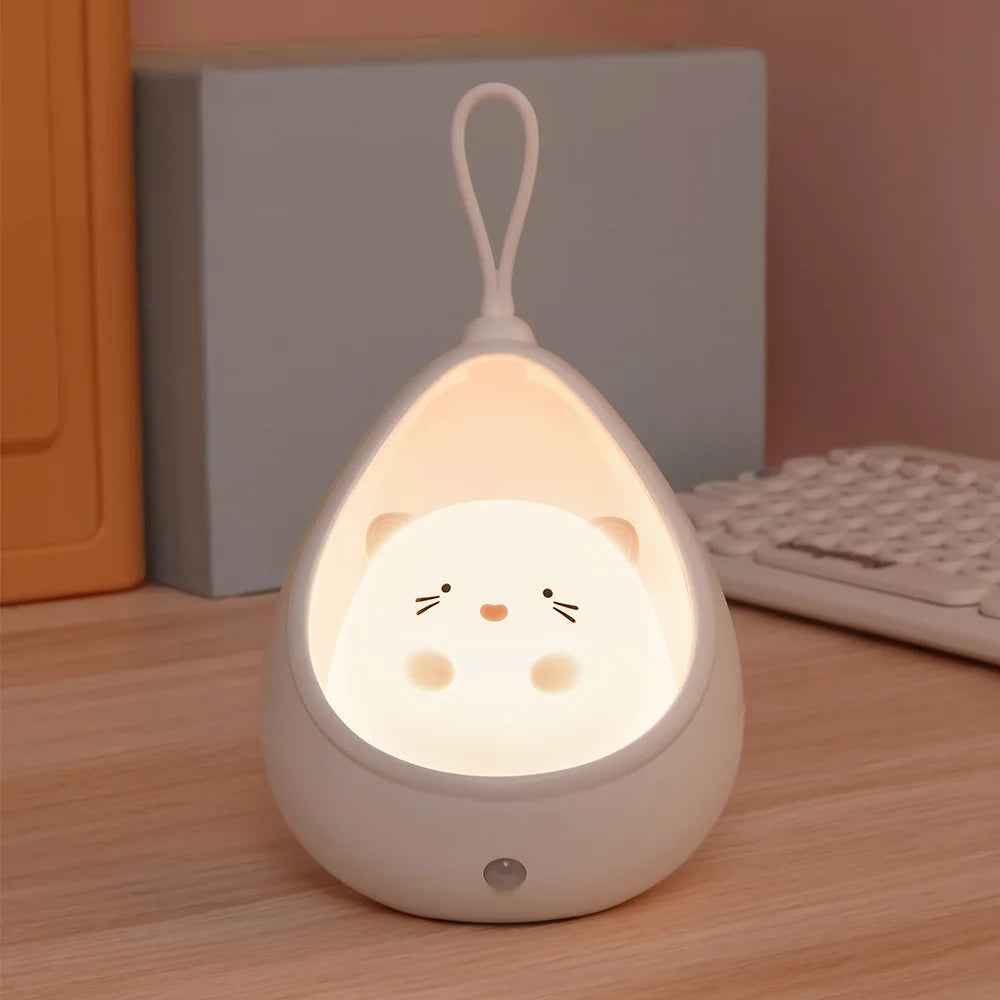 Cute Animal Motion Sensor Night Light